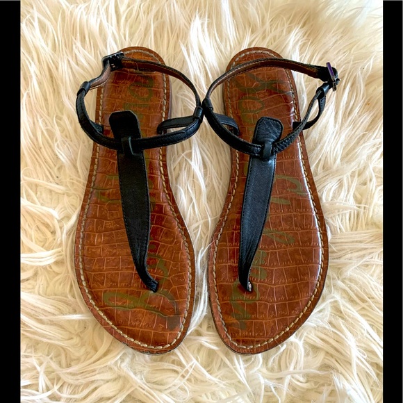 (SOLD) Sam Edelman gigi black thong sandals - Picture 6 of 9
